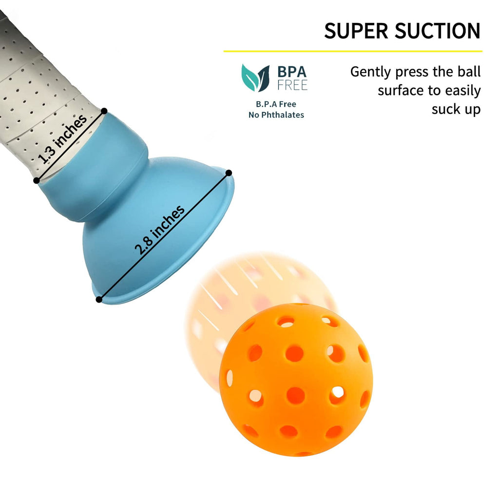 Silicone Pickleball Ball, Multicolor, 4.61" X 3.03" X 2.99", 4 Count