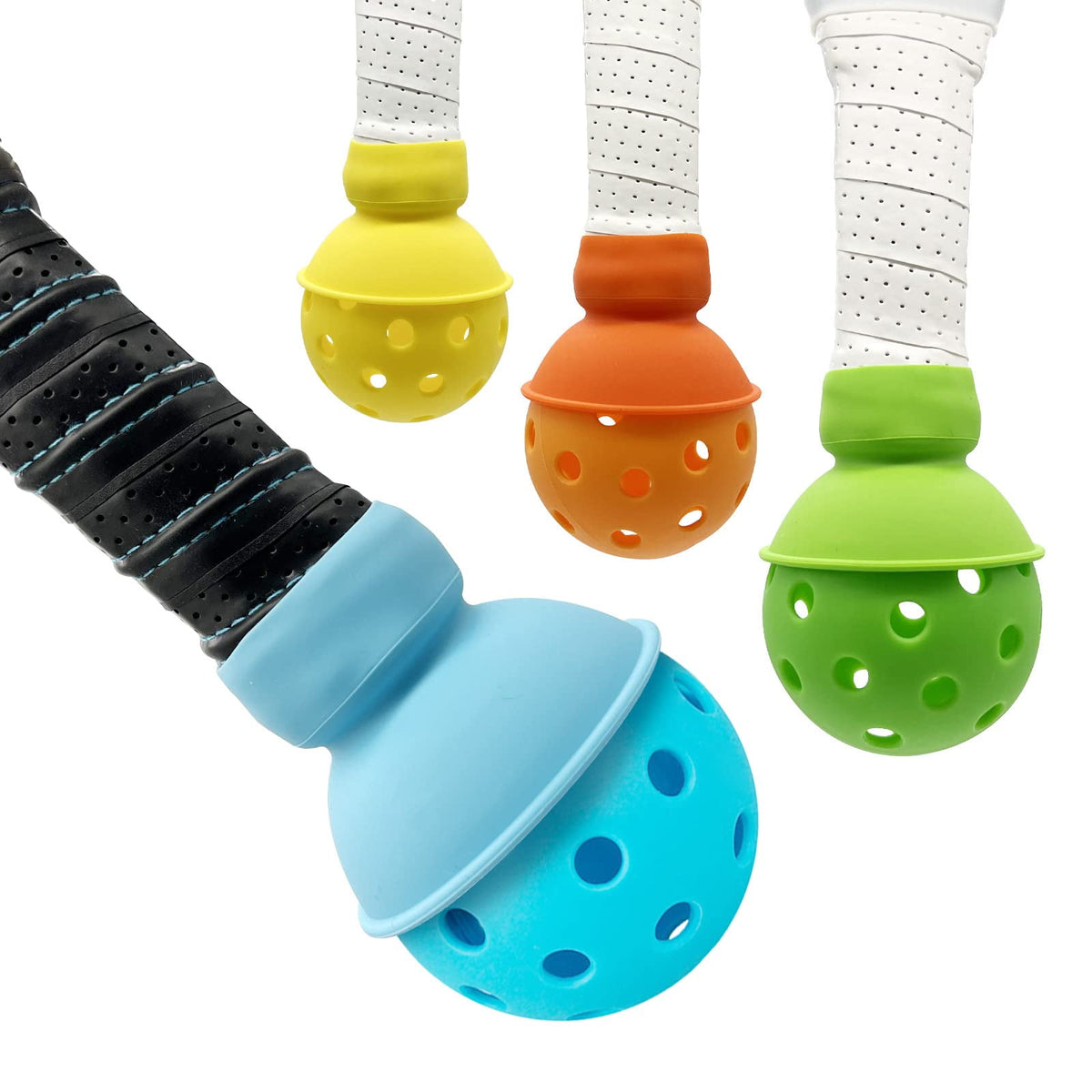 Silicone Pickleball Ball, Multicolor, 4.61" X 3.03" X 2.99", 4 Count